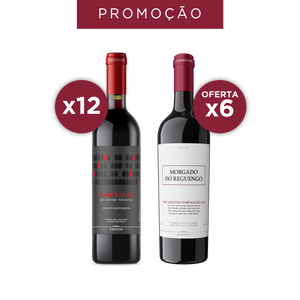 Pack: 2 Caixas (12x75cl) Conventual Colheita Seleccionada Tinto 2018 + Oferta de 1 caixa (6x75cl) MR Tinto 2019, Ed. Especial Online