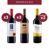 Pack 3 Portalegre tinto + 3 Conventual Reserva Tinto + 2 Quinta da Cabaça